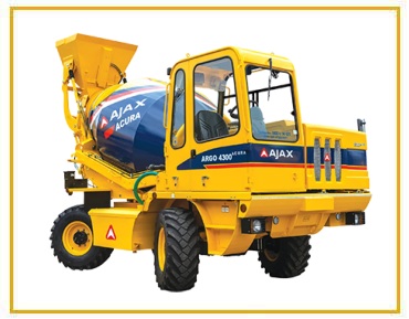 Self-Loading Concrete Mixer