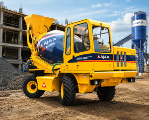 Self-Loading Concrete Mixer